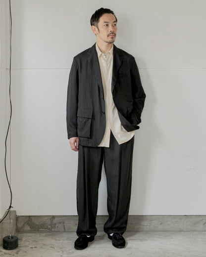 ROUGH SILK TWILL 2B JACKET
