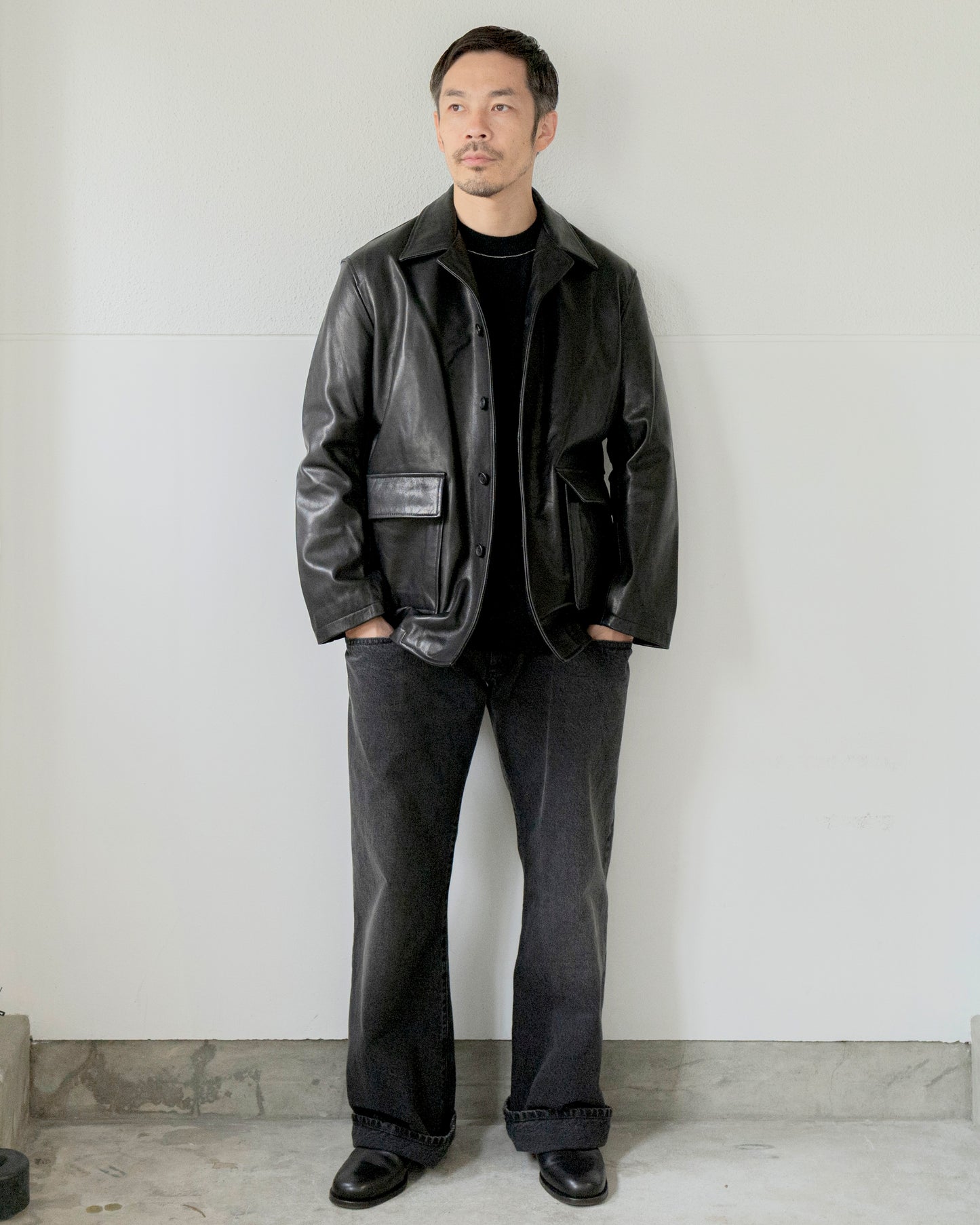 SOFT LEATHER WORK JACKET