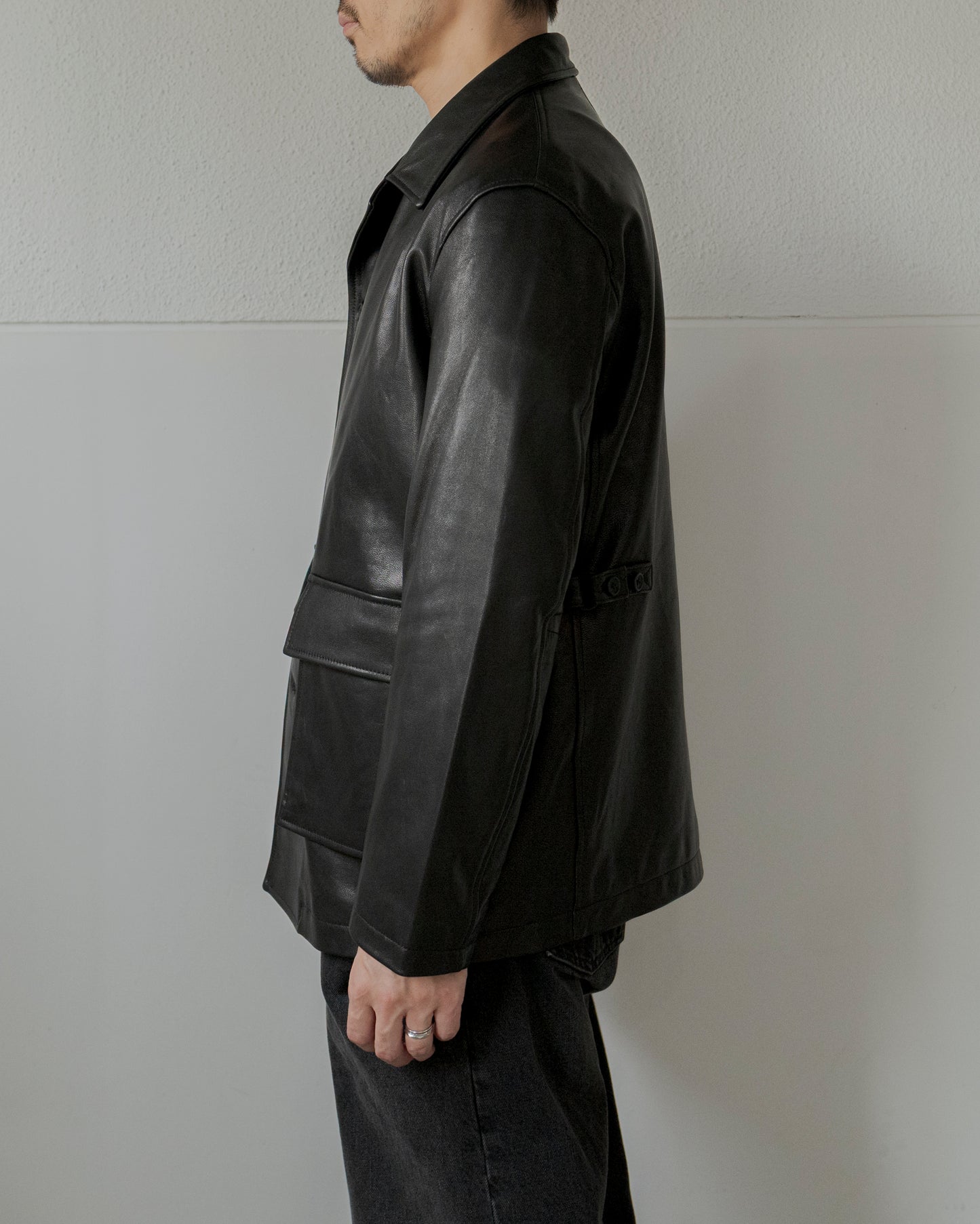 SOFT LEATHER WORK JACKET