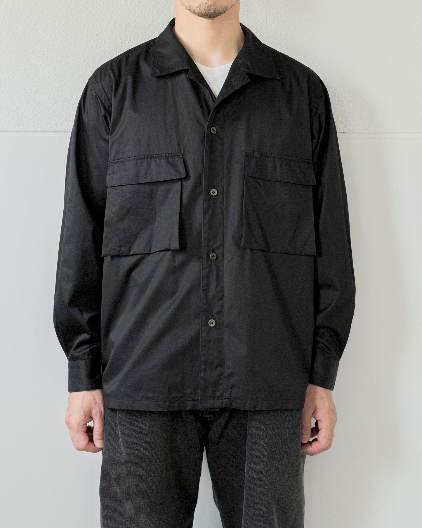 FINE COTTON TWILL WORK SHIRT
