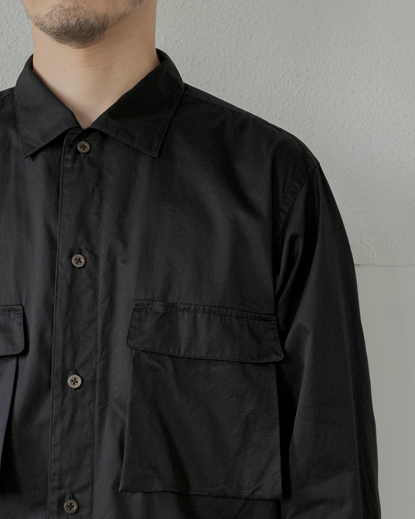 FINE COTTON TWILL WORK SHIRT