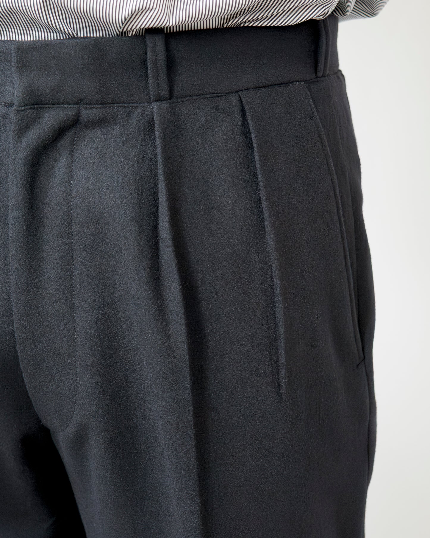 FREDDIE WOOL FLANNEL 2P TROUSERS