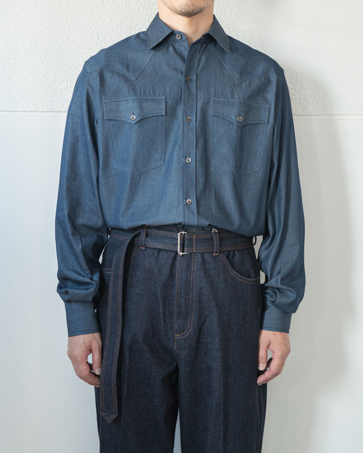 CHEMISE COWBOY DENIM SHIRT