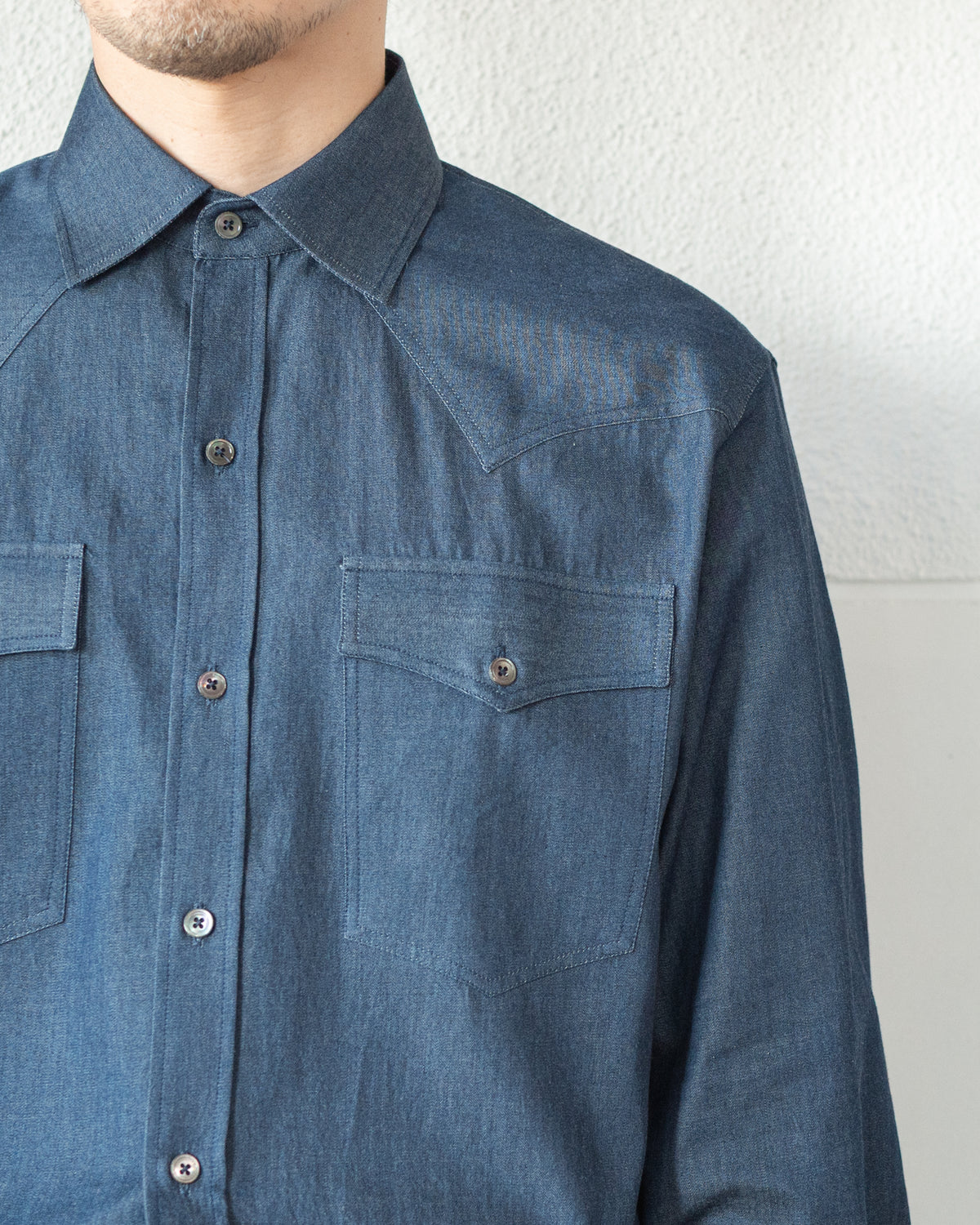 CHEMISE COWBOY DENIM SHIRT