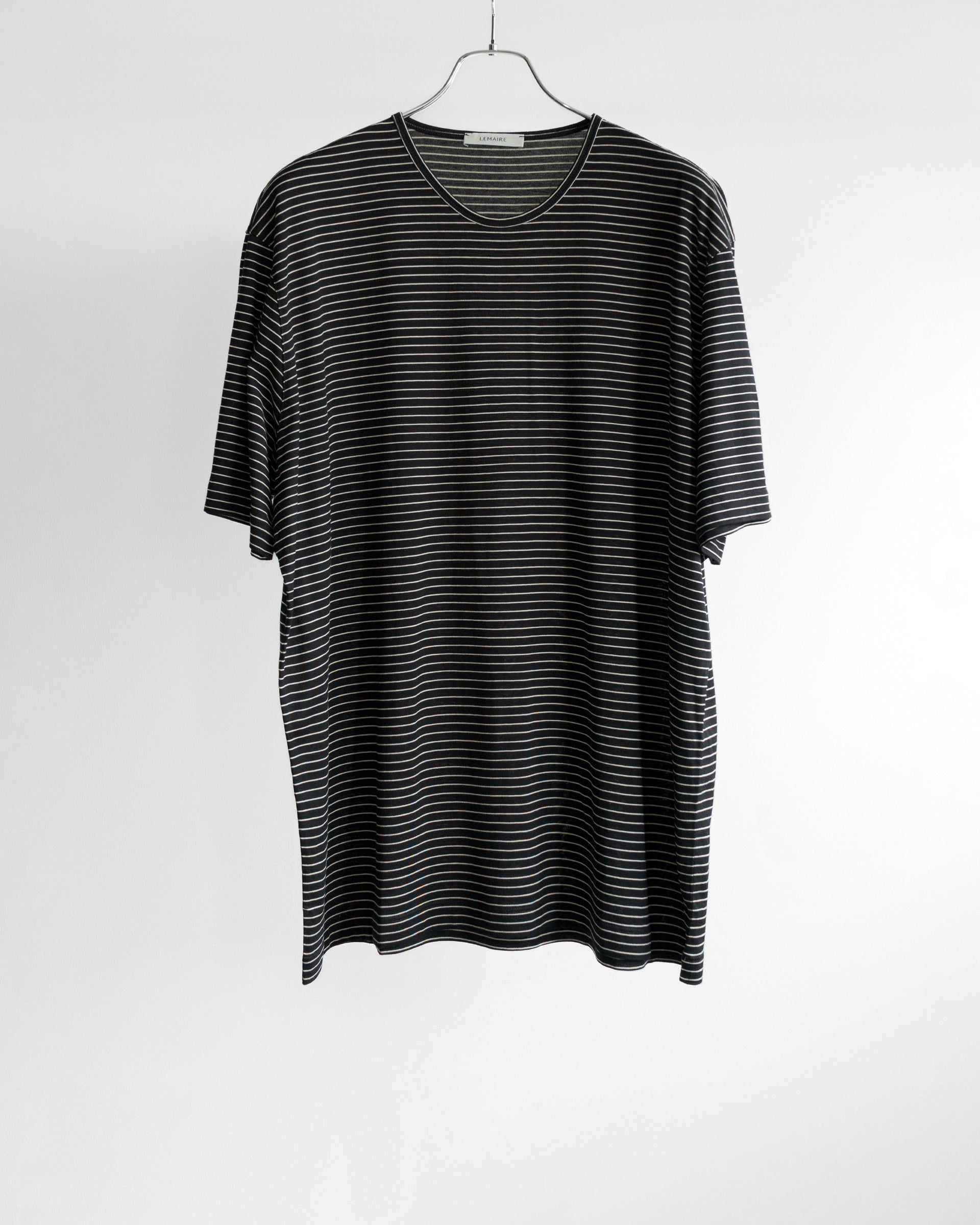 LEMAIRE TEE-SHIRT S BLACK ルメール ポケット Tシャツ カットソー S/S