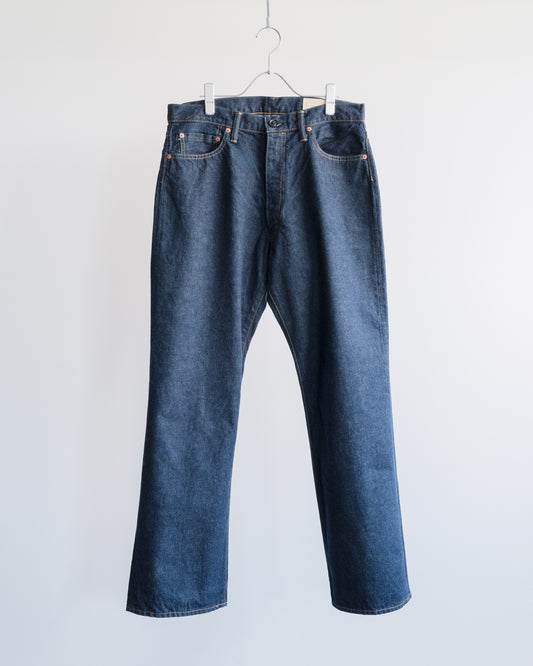 DENIM FLARE TROUSERS