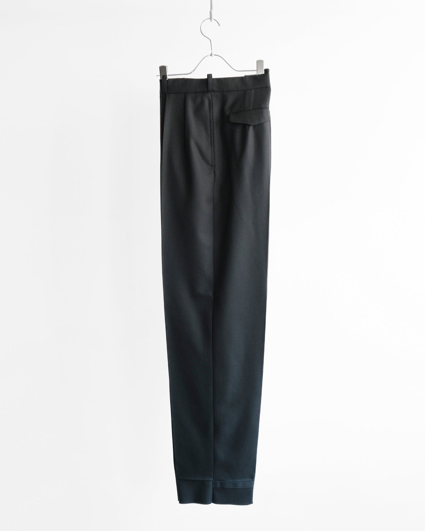 WOOL GABARDINE TROUSERS