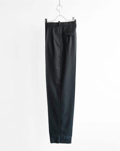 WOOL GABARDINE TROUSERS