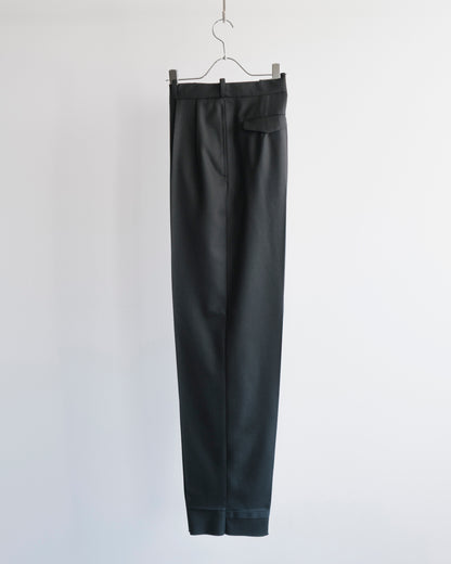 WOOL GABARDINE TROUSERS