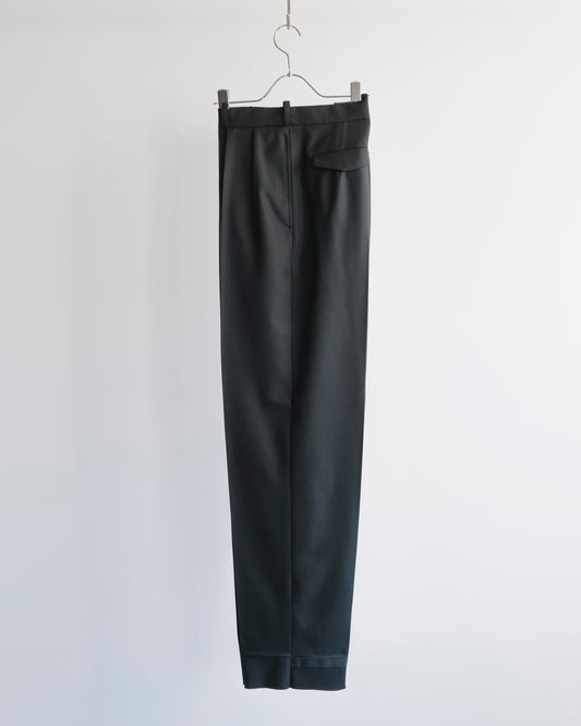 WOOL GABARDINE TROUSERS