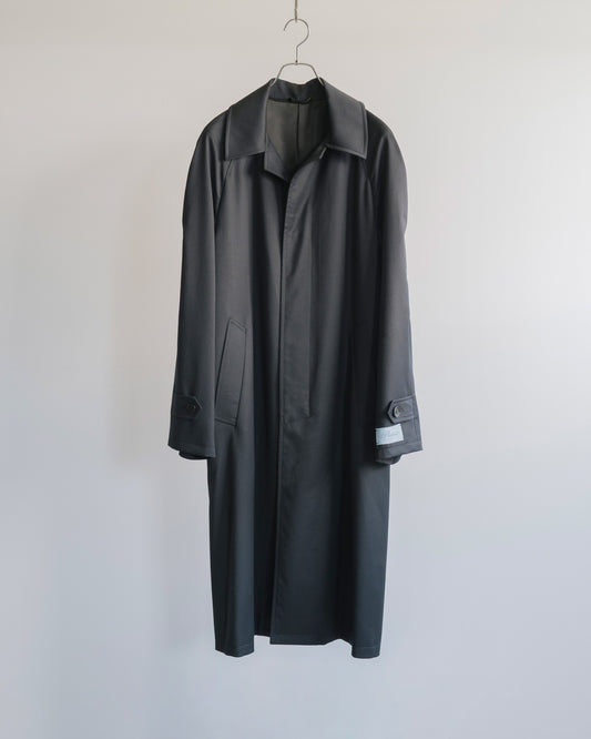 WOOL STRETCH BALMACAN COAT