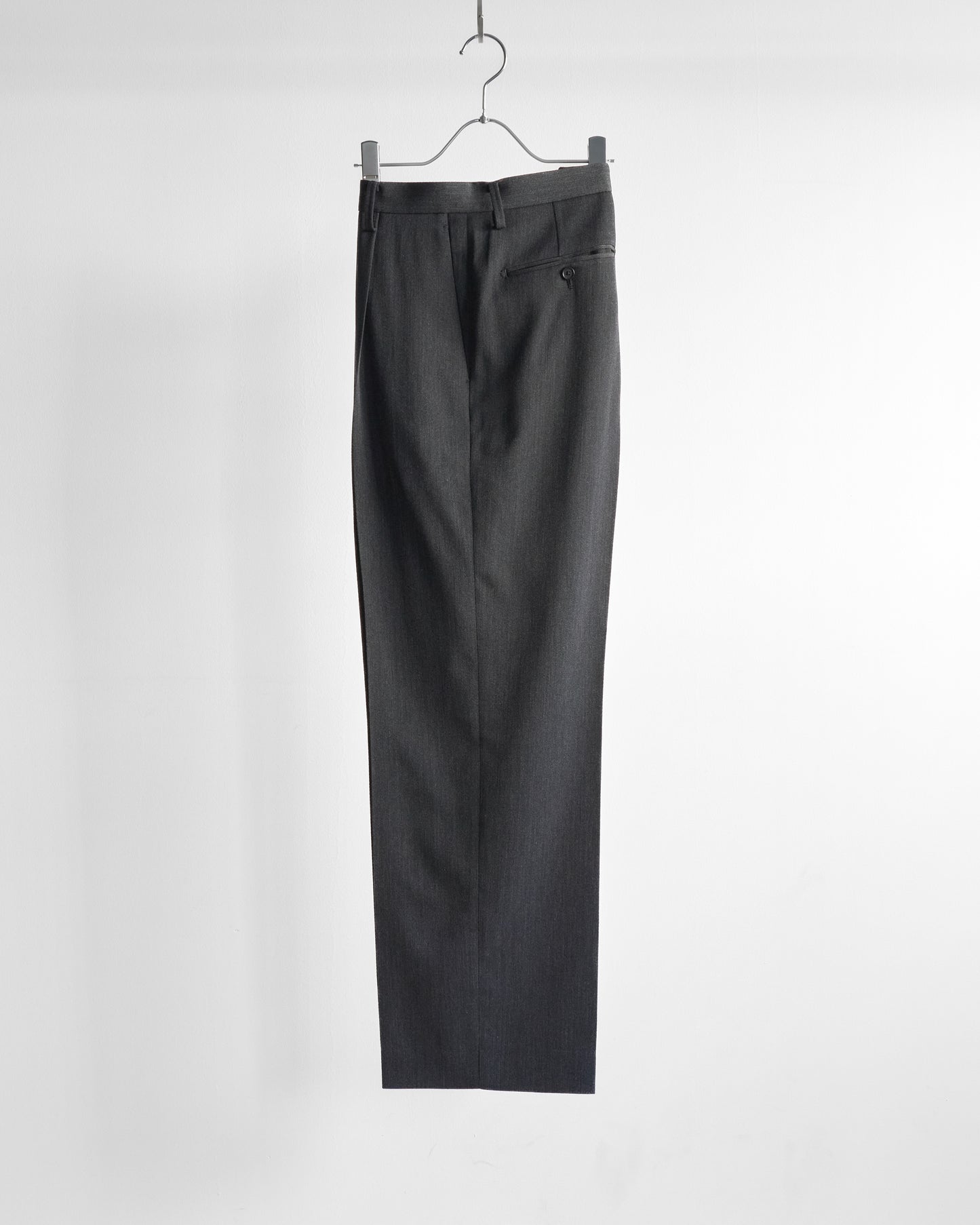 WOOL TRICHOTINE TROUSERS