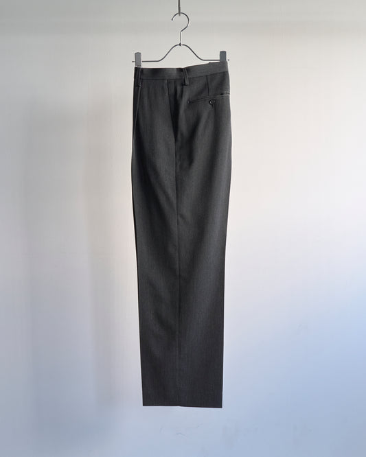 WOOL TRICHOTINE TROUSERS