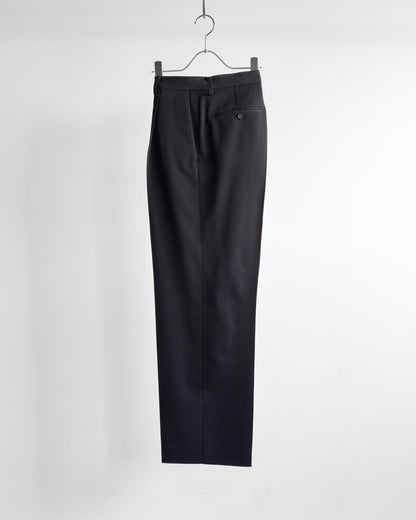 WOOL TRICHOTINE TROUSERS