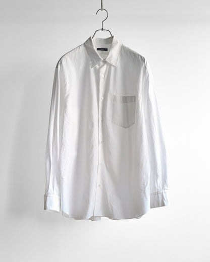 COTTON MILLED LAWN OVERDYE SHIRT