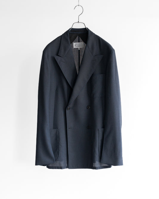 HIGH TWIST WOOL DOUBLE JACKET