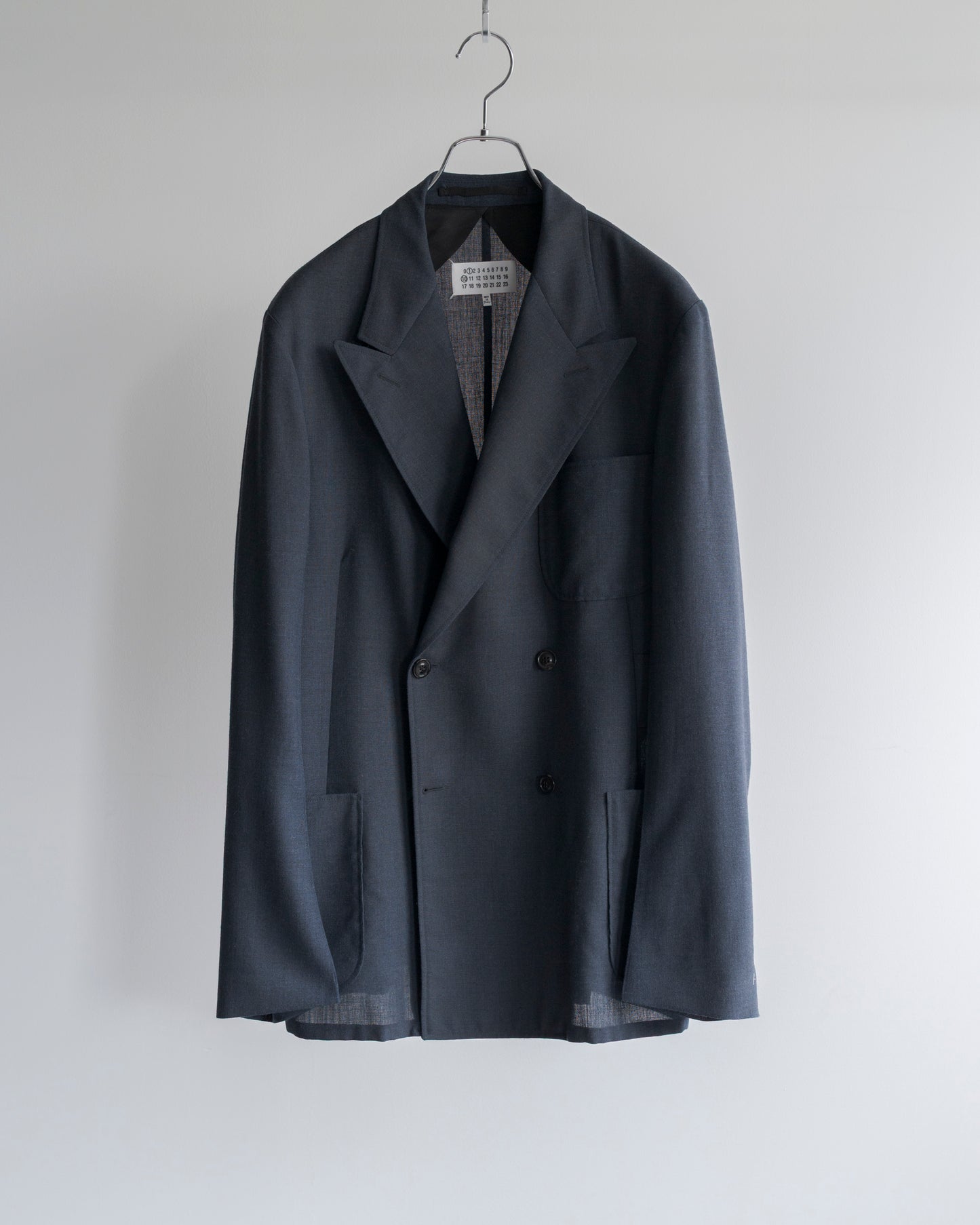 HIGH TWIST WOOL DOUBLE JACKET