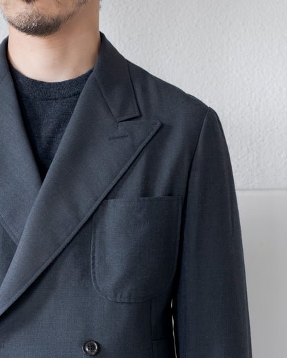 HIGH TWIST WOOL DOUBLE JACKET