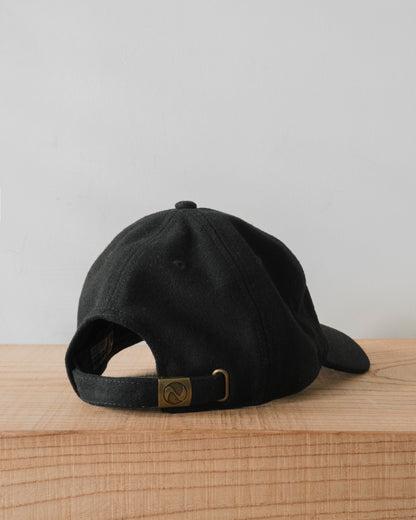 WOOL BLACK CAP for STORE N