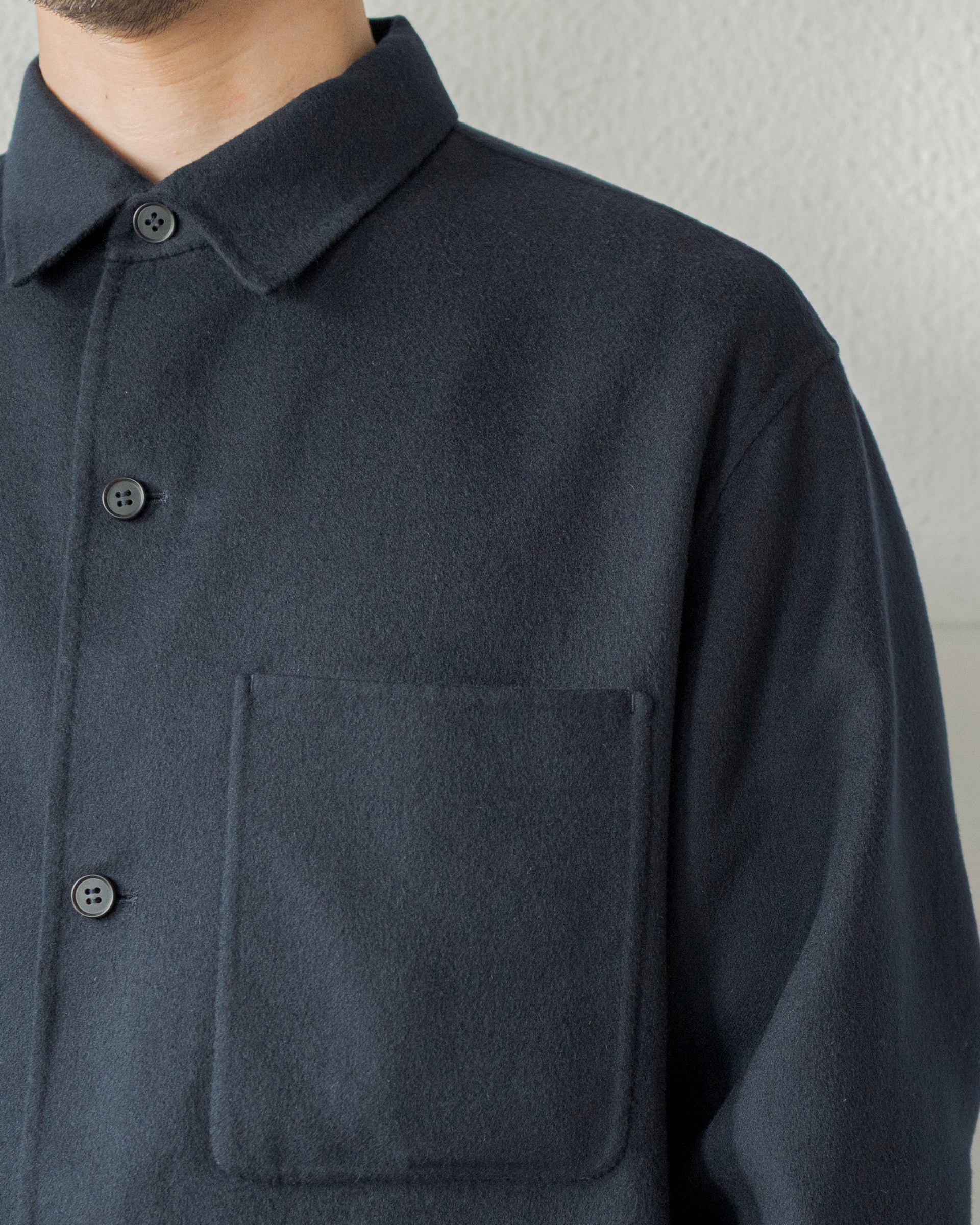 SEYA. \u0027\u0027LIGHT DOUBLE FACE SHIRT\u0027\u0027 (NIGHT 