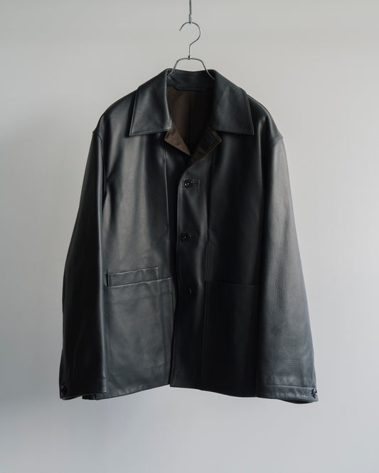 LEATHER WORKWEAR JACKET