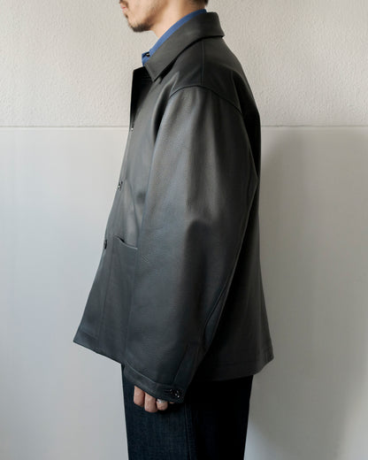 LEATHER WORKWEAR JACKET