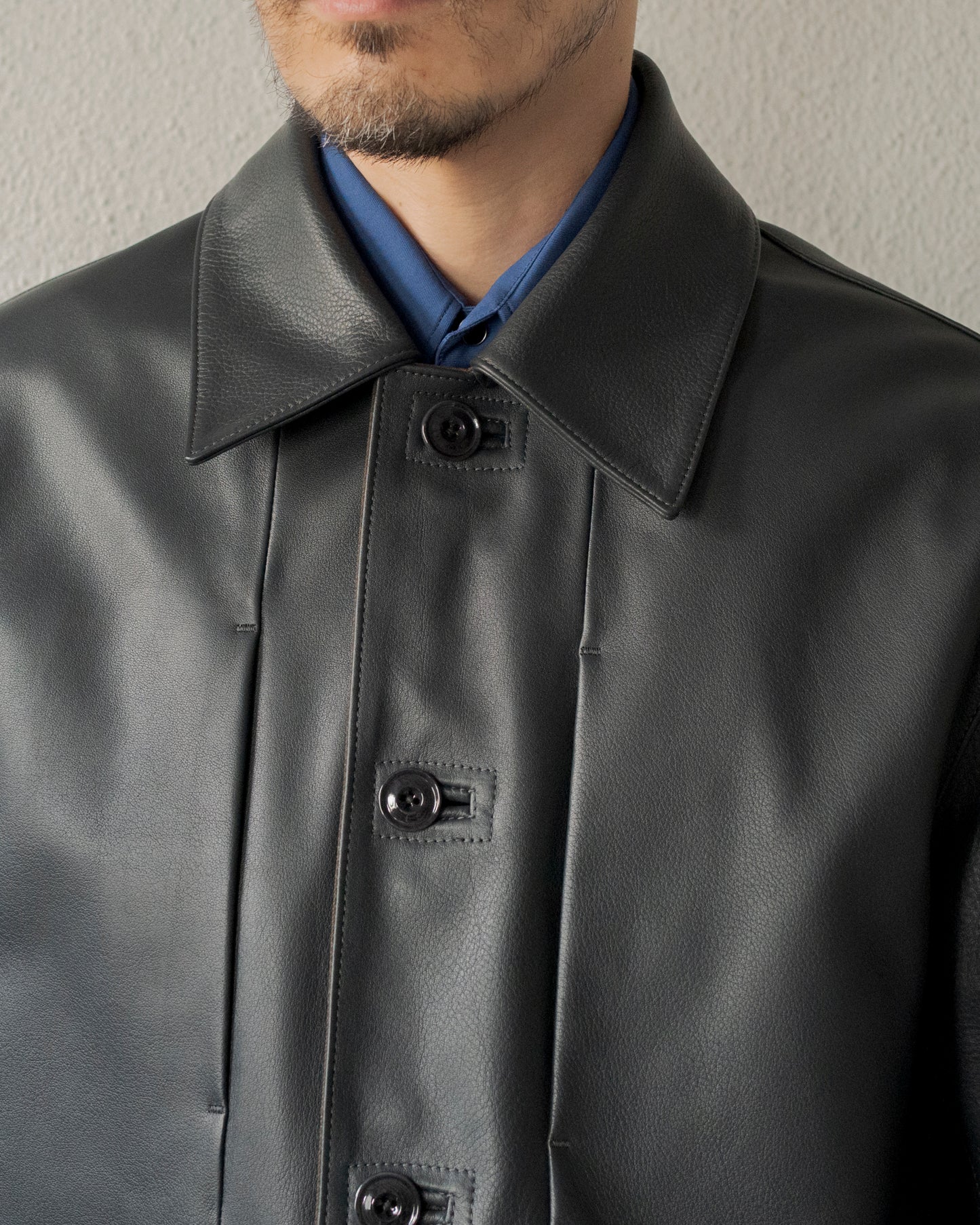 LEATHER WORKWEAR JACKET