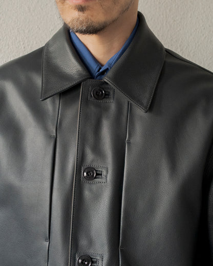 LEATHER WORKWEAR JACKET