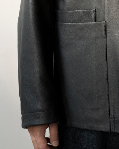 LEATHER WORKWEAR JACKET