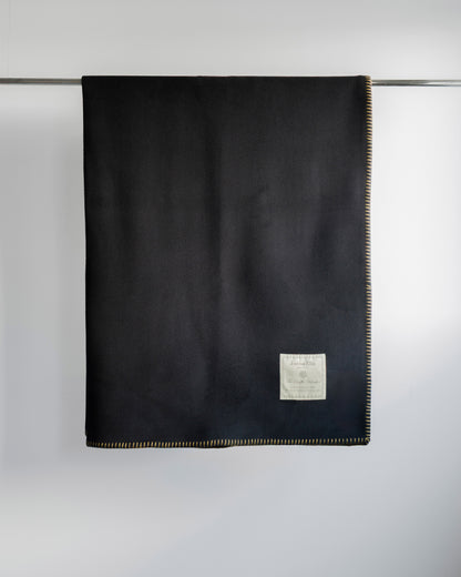 WOOL HERRINGBONE DUFFLE BLANKET