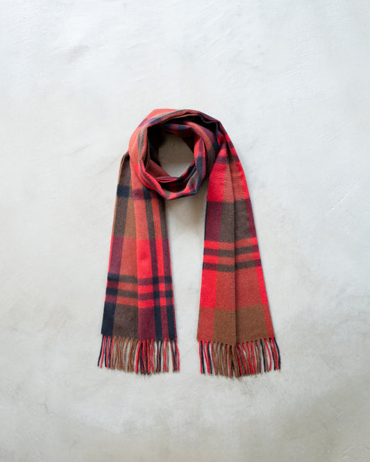 CASHMERE PRIMARY BLOCK CHECK STOLE