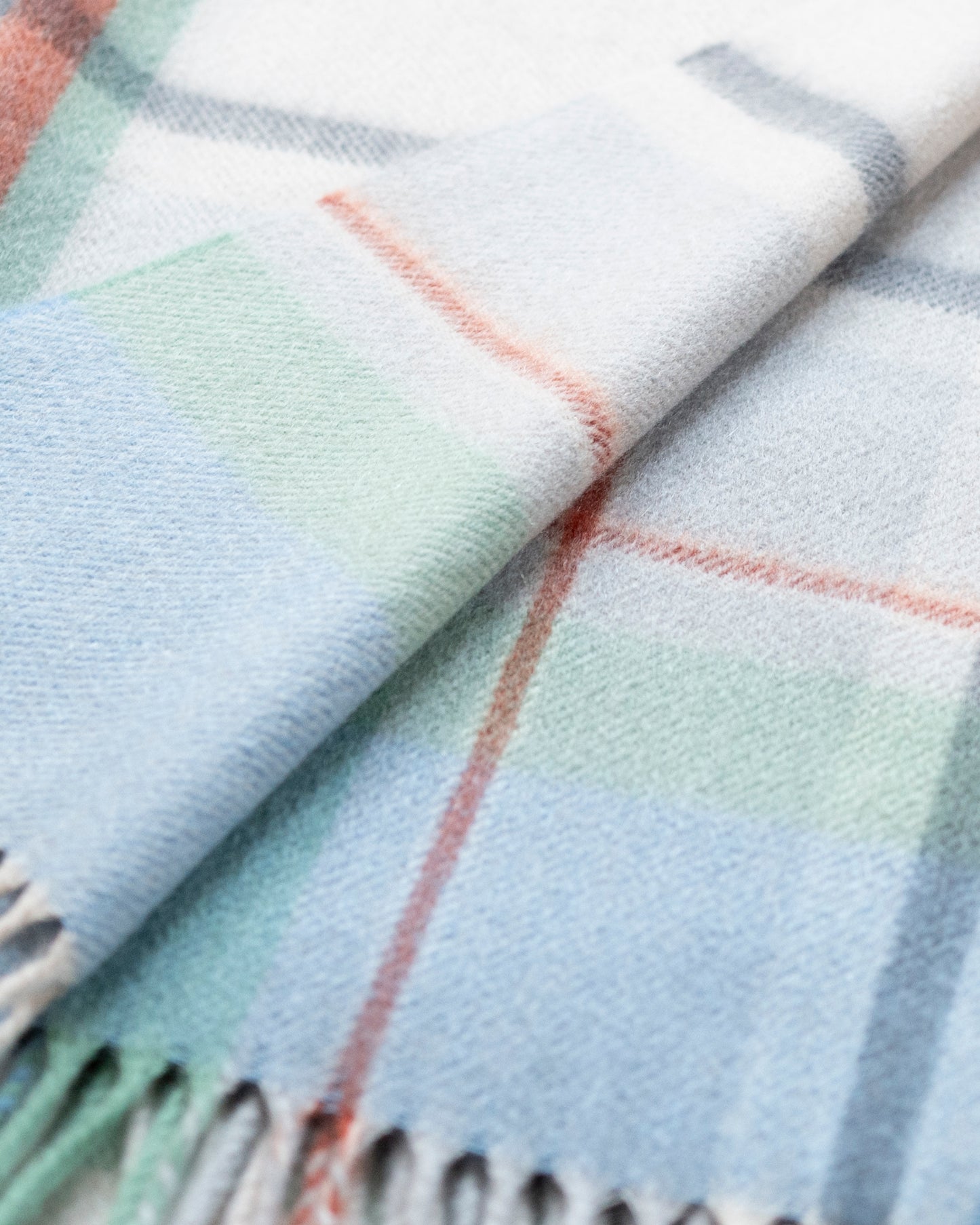 CASHMERE PLAID STOLE