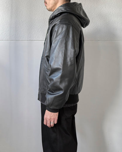 SHEEPSKIN HOODED BLOUSON