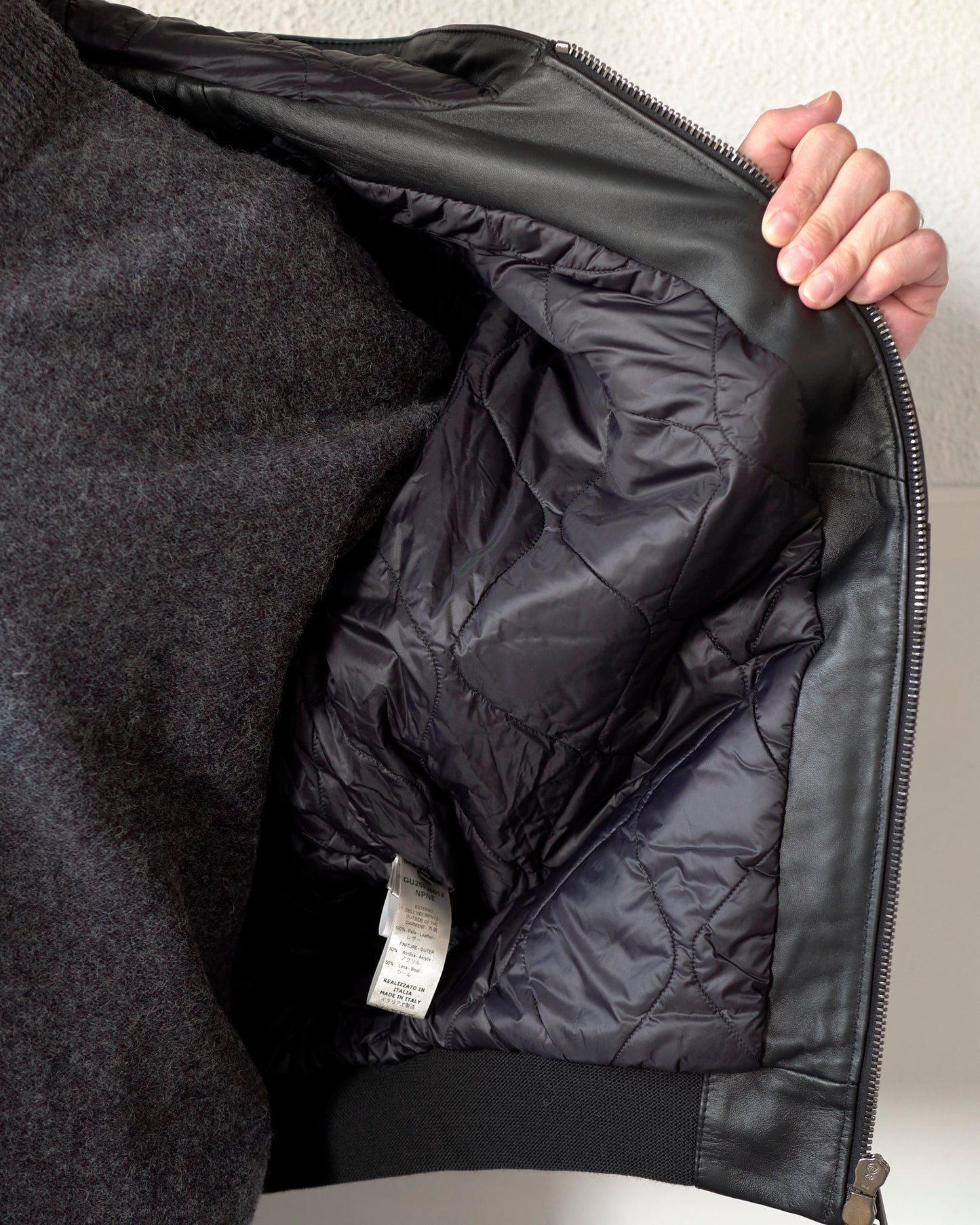 SHEEPSKIN HOODED BLOUSON