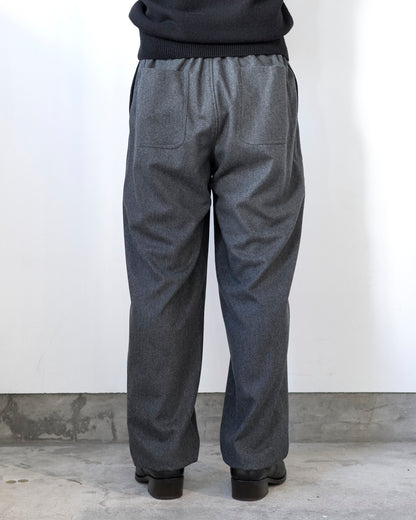 WOOL FLANNEL EASY TROUSERS