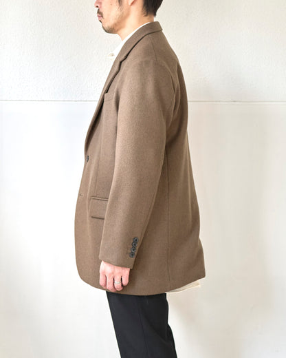 WOOL OVERDYE MELTON JACKET
