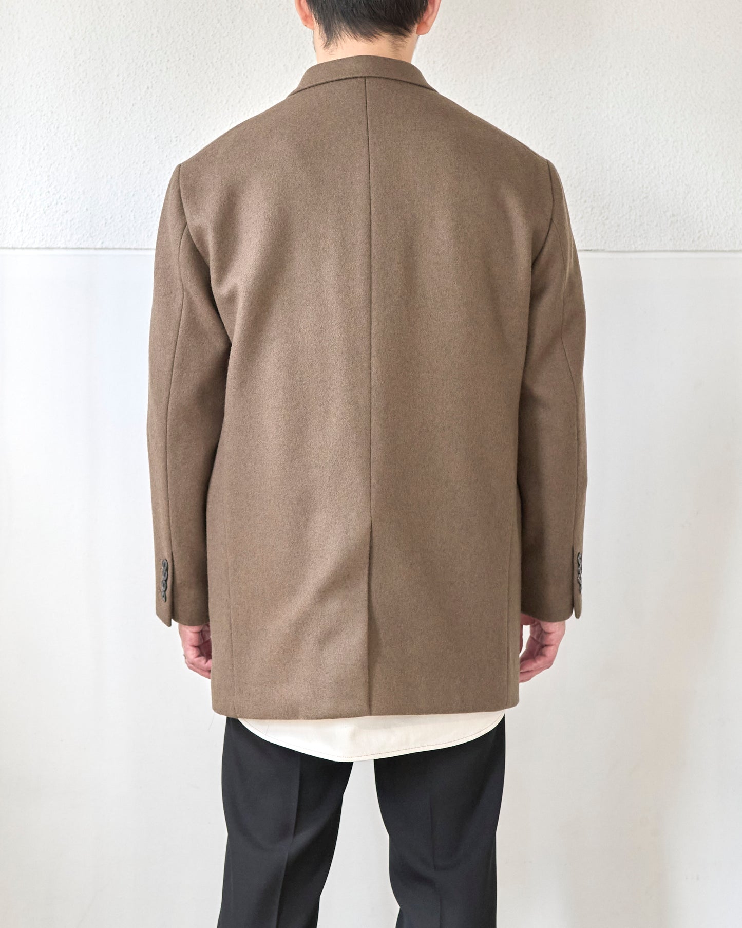 WOOL OVERDYE MELTON JACKET