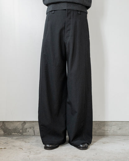 WOOL MAXI UTILITY PANTS