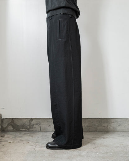WOOL MAXI UTILITY PANTS