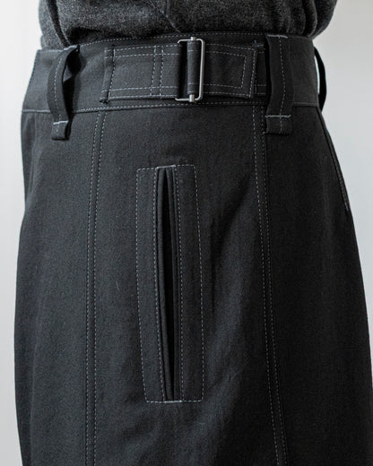 WOOL MAXI UTILITY PANTS