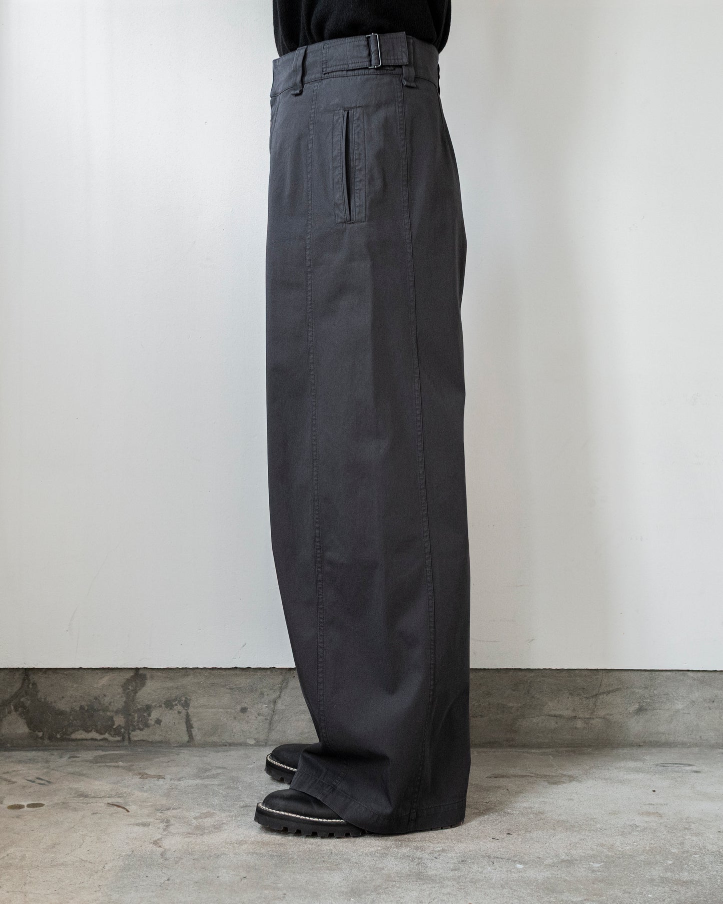 COTTON MAXI UTILITY PANTS