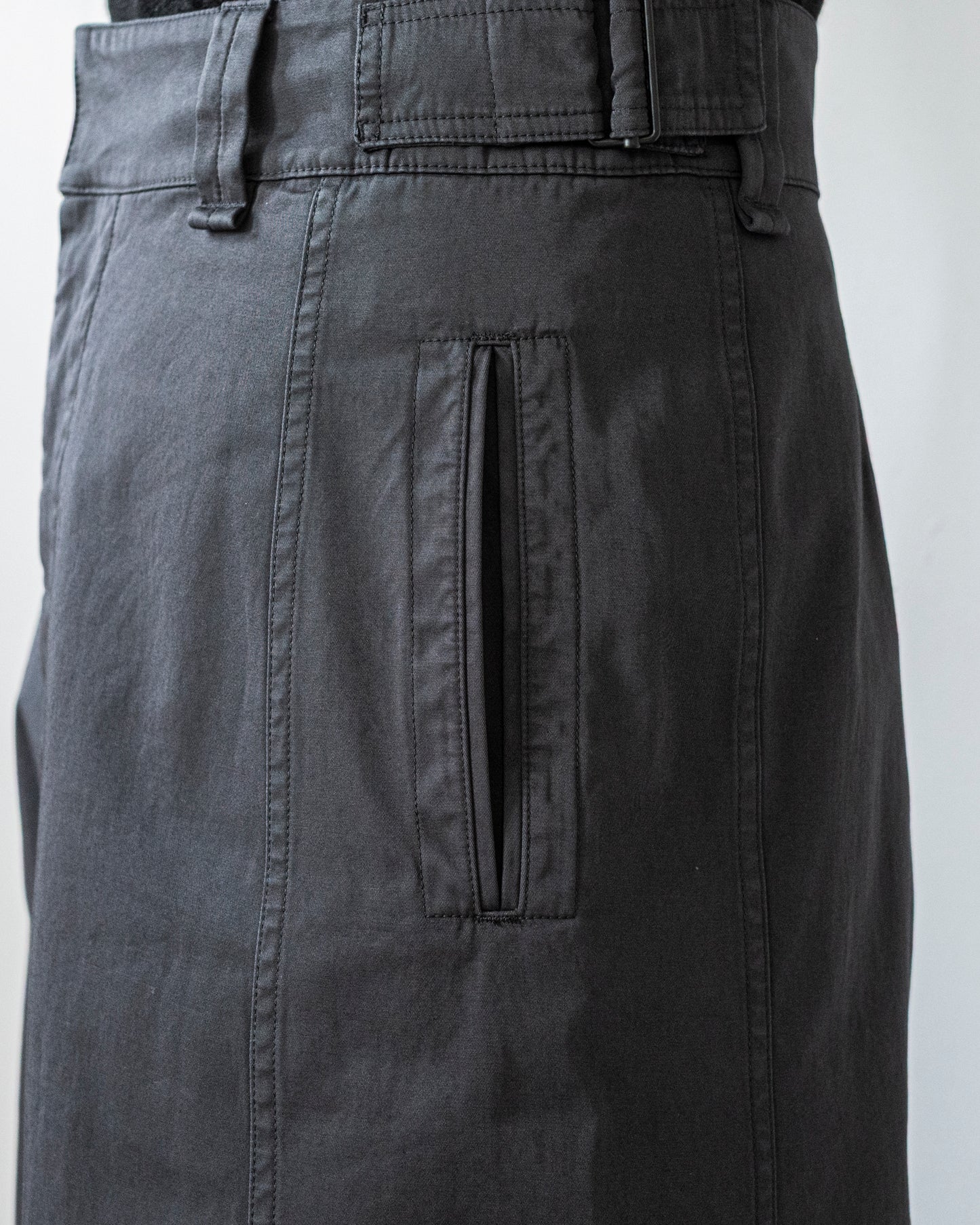 COTTON MAXI UTILITY PANTS