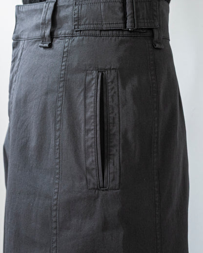 COTTON MAXI UTILITY PANTS