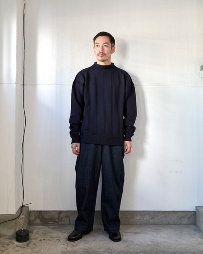 MERINO WOOL ROLL NECK SWEATER