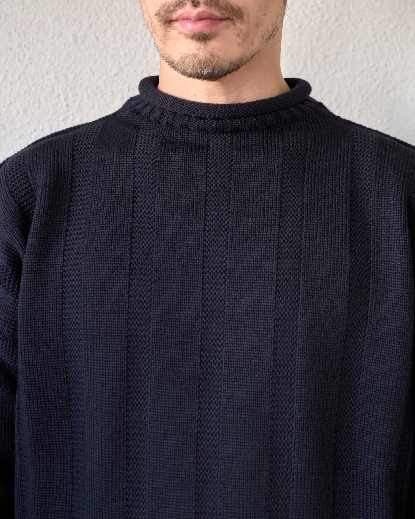 MERINO WOOL ROLL NECK SWEATER