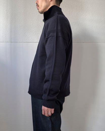 MERINO WOOL ZIP UP JUMPER