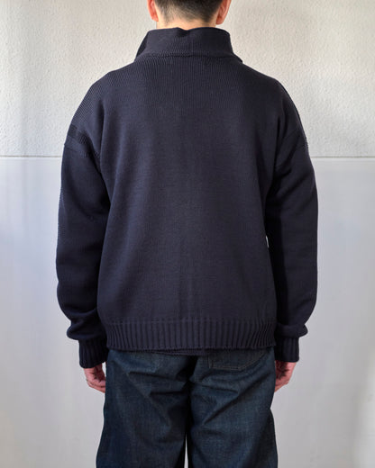 MERINO WOOL ZIP UP JUMPER