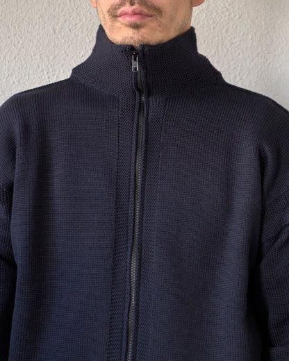 MERINO WOOL ZIP UP JUMPER