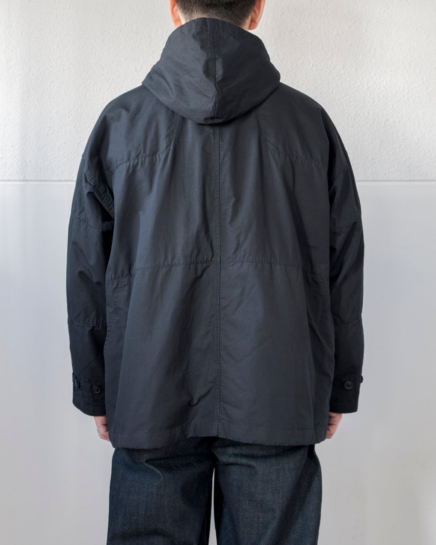 OXFORD CLOTH HOODED SMOCK