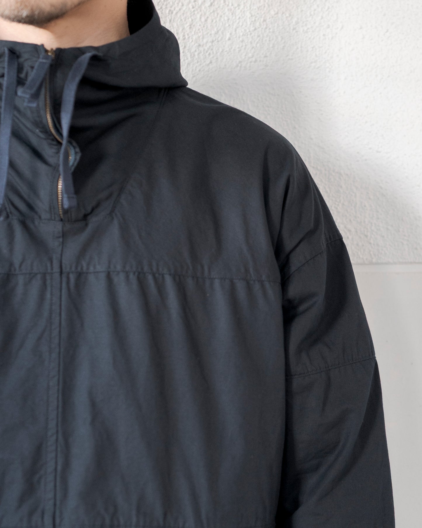 OXFORD CLOTH HOODED SMOCK